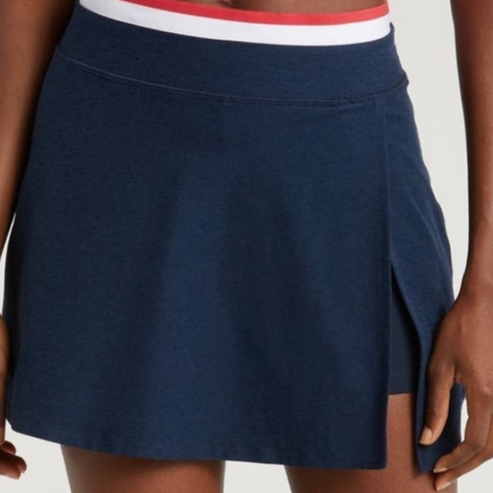 Beyond Yoga Dark Blue Mini Skirt